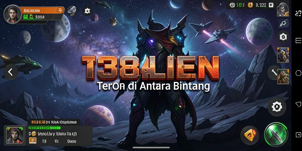 Tampilan menakutkan dari gameplay 138ALIEN yang menegangkan.