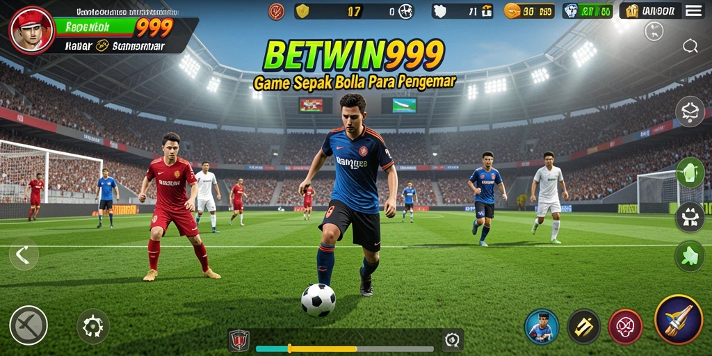 Gameplay menarik dari BETWIN999 yang menampilkan aksi sepak bola yang mendebarkan.