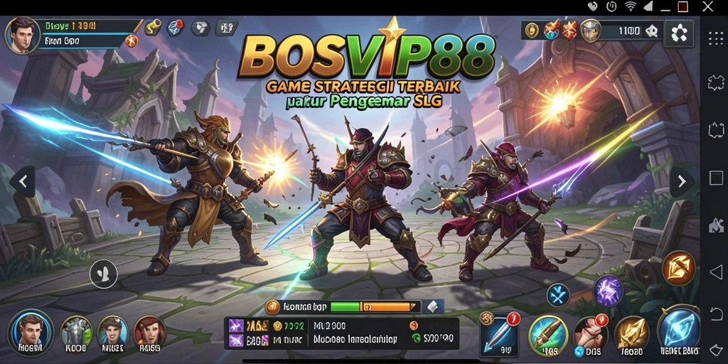 Tampilan gameplay menarik dari <strong>BOSVIP88</strong> dengan elemen strategi mendalam.