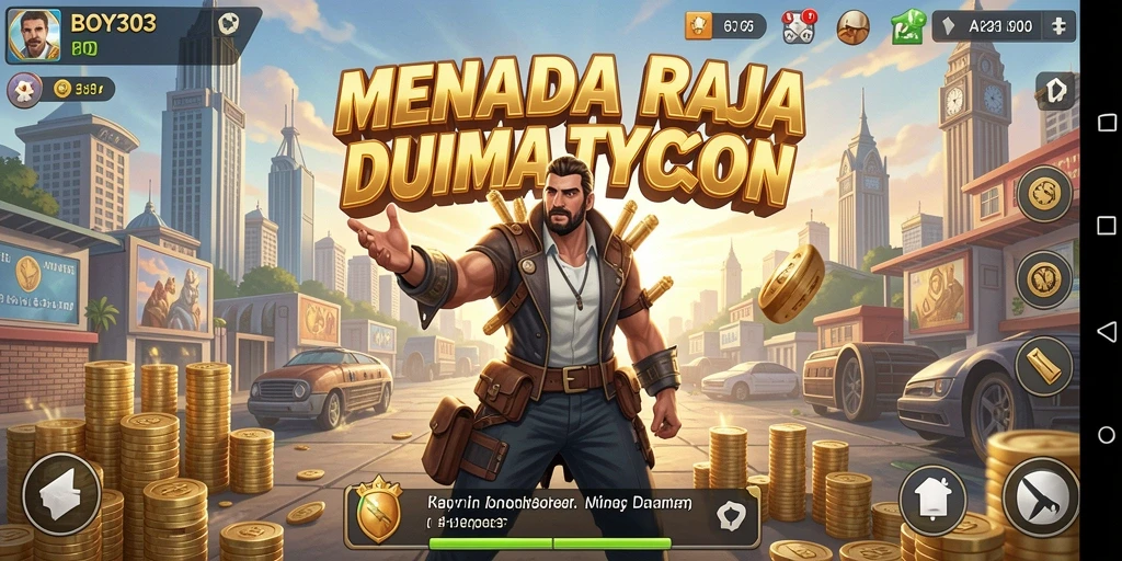 Screenshot gameplay BOY303 menunjukkan momen seru pengelolaan bisnis.