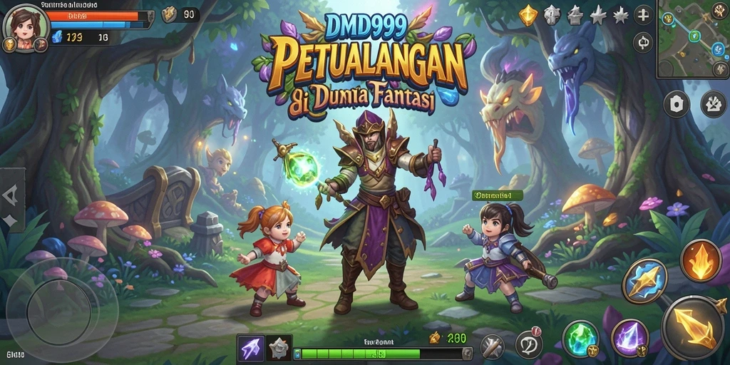 Screenshot DMD999 menampilkan aksi mendebarkan dalam permainan petualangan.