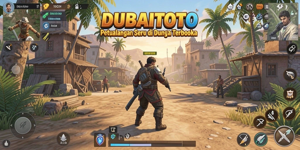 Tampilan gameplay DUBAITOTO yang menarik di dunia terbuka.