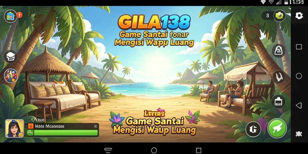 Tangkapan layar gameplay GILA138 yang penuh warna dan menarik.