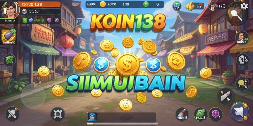 Tampilan gameplay KOIN138 yang menarik dan penuh warna.