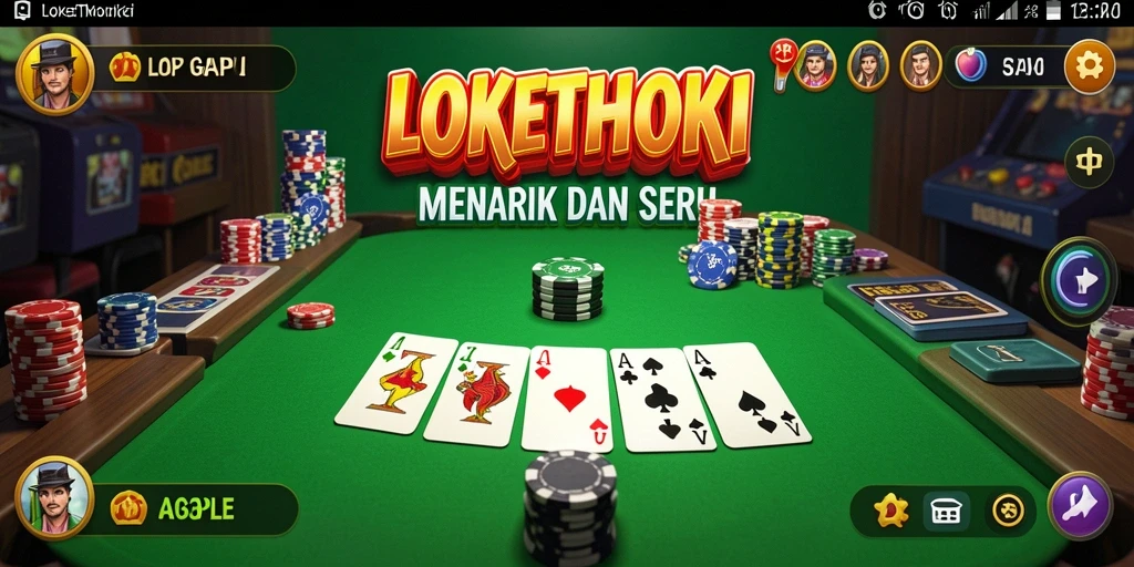 Tampilan gameplay LOKETHOKI yang seru dan menggembirakan.
