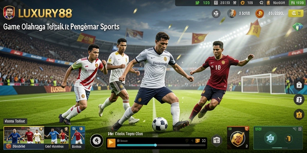 Screenshot gameplay <strong>LUXURY88</strong> menampilkan aksi seru dalam olahraga.