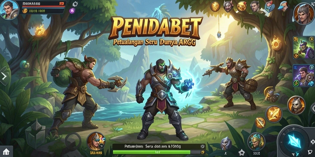 Sebuah tampilan aksi seru dalam permainan ARPG PENIDABET.