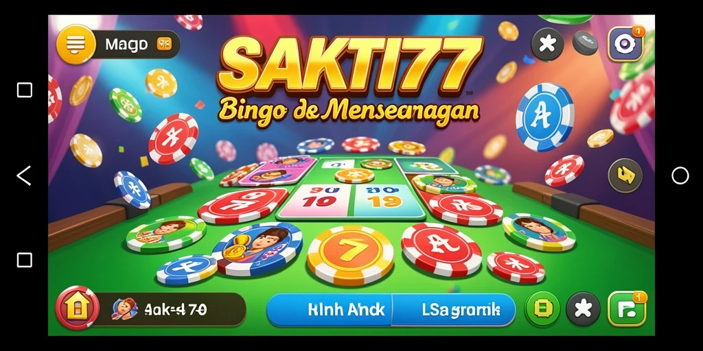 Tampilan mendebarkan gameplay Bingo di SAKTI77.