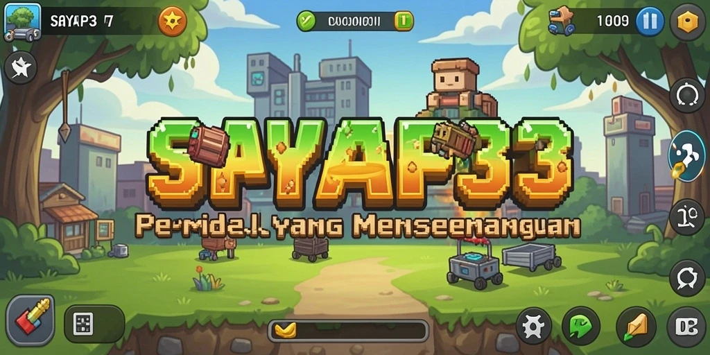 Screenshot utama SAYAP33 menunjukkan gameplay santai dan menawan.