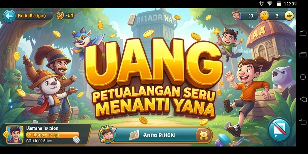 Screenshot gameplay UANG menampilkan petualangan yang mendebarkan.